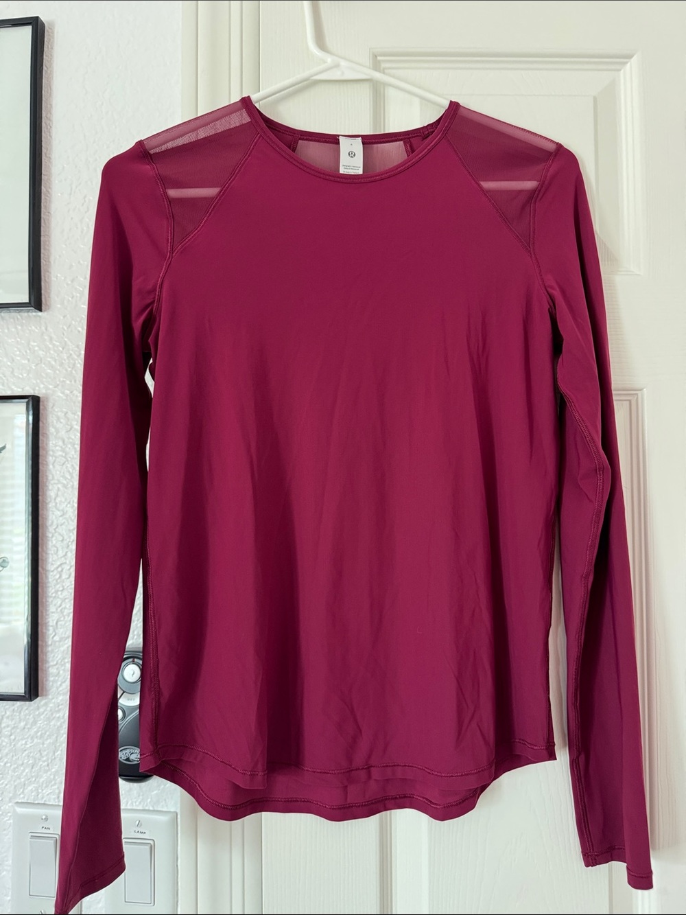 Lululemon Sculpt Long-Sleeve Shirt Deep Luxe Size 4